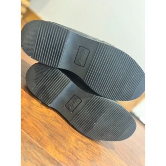 Mens Black Exotic Ostrich/COCO Leather Shoes Padded Collar Comfort Dress sz 11 - Picture 10 of 15